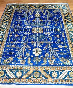 Hariz oushak พรมขนสัตว์คุณภาพระดับพรีเมี่ยม8x10พรมแบบดั้งเดิมสีแดงเข้มแบบเรื่องราวที่ตัดกันสำหรับห้องนั่งเล่นพื้นที่สวดมนต์ - Product Image 2