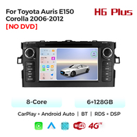 MEKEDE Car-play Auto Multimédia GPS Navigation WiFi BT FM pour Toyota Auris E150 Corolla 2006-2012 Prise en charge de la caméra arrière