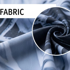 Secado rápido Impresión digital Rash Guard para adultos Poliéster Spandex Estirable Protección UV Surf Traje de baño Fitness Deportes Top - Product Image 3