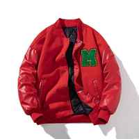 Veste universitaire en toile polyester personnalisée de haute qualité pour hommes, style streetwear d'hiver, imperméable, coupe-vent, réversible, designs vintage