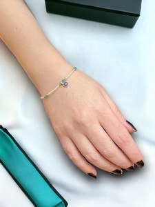 Bohemian <b>Beaded</b> <b>Bracelet</b> with Natural Stone Precious Metal Alloy Micro Insert Unisex Gift - Product Image 1