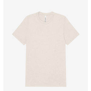 NEXT Level Apparel เสื้อยืดคอกลมแขนสั้นสำหรับผู้ชาย, เสื้อยืดคอกลมทรงพอดีตัวทำจาก100% คอมบ์สามส่วนเสื้อยืดแขนสั้น - Product Image 4