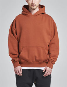 เสื้อฮู้ดผู้ชายผ้าเฟรนช์เทอร์รี่แบบไม่มีเชือกผูก - Product Image 4