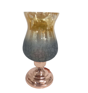 ของตกแต่งบ้านดีไซน์ทันสมัยแก้วอลูมิเนียมทรงโต๊ะที่ใส่พายุเฮอริเคนสีนิกเกิลสไตล์โมเดิร์นทำด้วยมือจำนวนมาก - Product Image 6