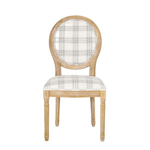 Silla de Comedor de Madera Maciza de Diseño Nórdico Moderno, Tapizada en Tela, Muebles de Madera para Comedor de Restaurante - Product Image 1