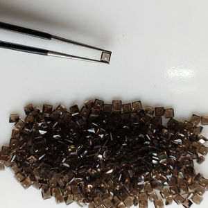 ควอตซ์สโมคกี้ธรรมชาติ 3 มม. ทรงสี่เหลี่ยมเจียระไนแบบสเต็ปคัท คุณภาพดีที่สุด พลอยเม็ดเดี่ยวสำหรับทำเครื่องประดับและสร้อยคอ - Product Image 2