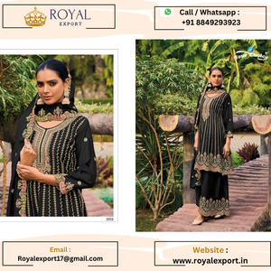 ใหม่ที่คุณเลือก Korra Chinnon ออกแบบ Salwar ชุดขายส่งเจ้าสาว Salwar กามีซในซูราธ - Product Image 4