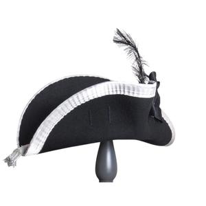 Tamaño de la cabeza británica napoleónica Bicorn Shako Hat Bicorne Hat Australia Lana Fieltro Napoleón Sombrero de bicornio francés - Product Image 6