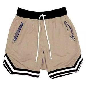 Custom Logo Men's Sports <b>Shorts</b> 100% Polyester Nylon <b>Swim</b> <b>Trunks</b> Solid Casual Style Mesh Beach Running <b>Shorts</b> - Product Image 3