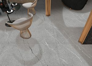 Orbit 600x1200mm Carreaux de porcelaine solide gris foncé Finition mate Antidérapant Antibactérien Style européen moderne Utilisation intérieure à domicile - Product Image 3