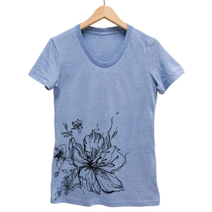 Camisetas de Mujer de Corte Regular con Hombros Caídos, Diseño 3D, Opción de Cachemira, Personalizables, Ligeras, de Algodón - Product Image 5