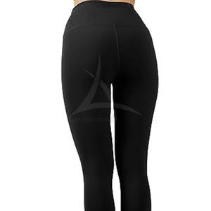 กางเกงเลกกิ้งเอวยางยืดสำหรับผู้หญิงโลโก้ & การพิมพ์แบบกำหนดเองสีล้วนระบายอากาศน้ำหนักเบา - Product Image 6