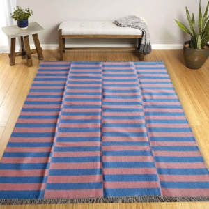 Meilleur Kilim en laine/soie tapis tissé à la main chemin d'escalier fabriqué à la main moderne à motifs floraux support antidérapant lavable dernière Collection - Product Image 1