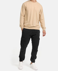 Sudaderas con capucha personalizadas para hombre 60% algodón 40% poliéster ropa de calle manga larga ajuste holgado estampado patrón liso teñido - Product Image 1