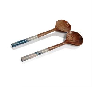 KETCHENWAR-Juego de 2 cucharas y utensilios de madera hechos a mano - Product Image 1