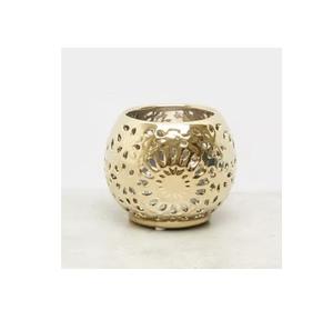 Luxurious Metal <b>Tealight</b> Candle Holder Gold Color Fancy Attractive Table Ware Handcrafted Indian Decorative Metal <b>Tealight</b> - Product Image 2