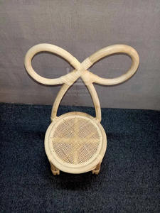 เก้าอี้ไม้ทรงสูงสำหรับเด็กเก้าอี้หวายดีไซน์ทันสมัยน่ารัก - Product Image 5