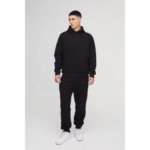 Conjunto Deportivo Personalizado, Sudadera con Capucha y Pantalones de Chándal, Chaqueta Deportiva de Forro Polar Técnico de Poliéster para Hombre - Product Image 4