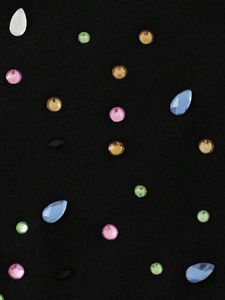 Sweats à capuche zippés avec strass multicolores manches cloutées polaire surdimensionnée Streetwear Hotfix veste en cristal conception de logo personnalisé - Product Image 4