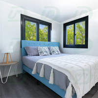 Maison modulaire préfabriquée de luxe en acier industriel, extensible, 4 chambres, conteneur de 40 pieds, classe 1a