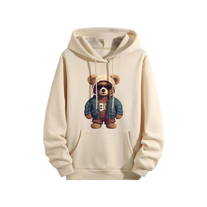 Sweat à capuche personnalisé en coton de meilleure qualité Sweat à capuche à impression bouffante anti-rides et à séchage rapide pour homme et femme - Product Image 1