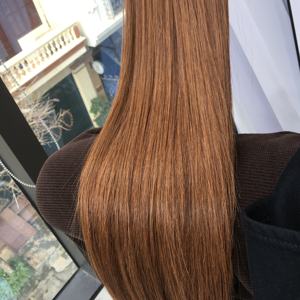 Extensión de cabello humano virgen vietnamita 100% cutícula alineada hueso recto Ombre envío rápido en paquete Frontal de Color marrón - Product Image 1