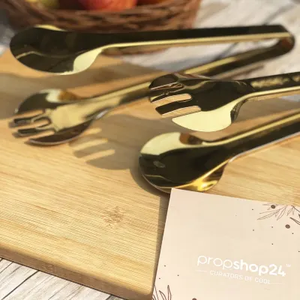 2-Pack Stainless Steel Salad <b>Tongs</b>, Smart Locking Clip Handy Utensil for Cooking, <b>Serving</b>, Barbecue, Buffet, Salad, Ice <b>Tongs</b> - Product Image 3