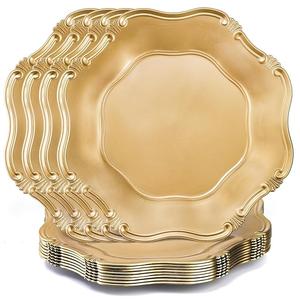 Placas de cargador de madera de mango ecológico de color natural con color personalizado para bodas Mesa de hoteles con tamaños de 13 pulgadas - Product Image 2