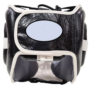 Protège-tête en cuir de haute qualité Protection complète du visage à bas prix pour adultes hommes et femmes - Product Image 4