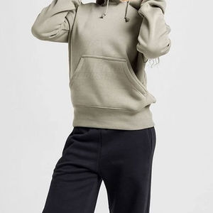 Sudadera con Capucha Personalizada al por Mayor con Logotipo Impreso en la Parte Delantera para Mujer, Forrada de Felpa, Poliéster/Algodón, Secado Rápido, Transpirable, Manga Larga, con Bolsillo - Product Image 3