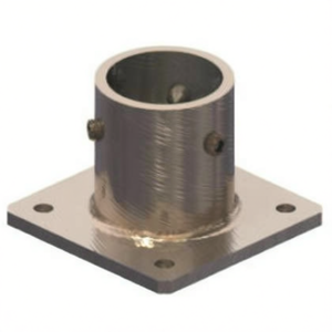 Système de montage solaire SunModo, plaque de base en acier galvanisé à chaud pour tuyau de 2 pouces, modèle BASE-PIPE-20 - Product Image 2