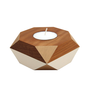 Support de bougie en bois de luxe au design unique pour la maison, les mariages et les cérémonies, idéal pour les fêtes de Noël - Product Image 3