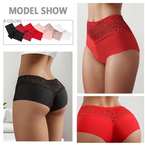 6Pcs/Set Women's Lace Boxers <b>Seamless</b> Underwear for Woman Boyshorts Safety Shorts Under the Skirts Female <b>Panties</b> Lingerie S-l - Product Image 3