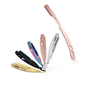 Navaja de Afeitar Recta de Acero Inoxidable Alemán, Navaja de Barbero Recta, Cuchilla de Barbero, 1 Pieza - Product Image 6