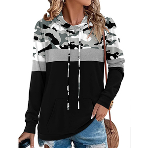 Sudadera con Capucha Personalizada con Impresión por Sublimación, de Algodón y Poliéster, Transpirable, Talla Grande, para Deportes de Invierno, con Logotipo Frontal, para Mujer - Product Image 6