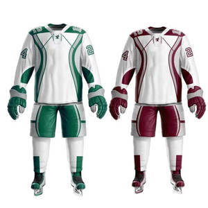 Nuevo estilo de entrenamiento, uniforme de hockey sobre hielo, Diseña tu propio jersey, ropa deportiva, uniforme de equipo, 100% poliéster, secado rápido - Product Image 2