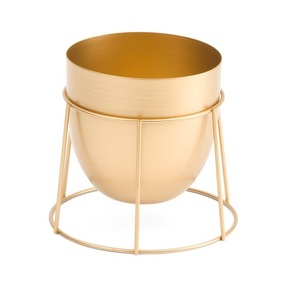Nouvelle arrivée à la recherche de maison hôtel restaurant décoration d'intérieur luxe avec support mini jardinière fini antique jardinière pot de plantes - Product Image 3