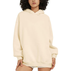 เสื้อฮู้ดผู้ชายทรงโอเวอร์ไซซ์เสื้อมีฮู้ดสำหรับผู้ชายเสื้อสไตล์วินเทจขนาดใหญ่ออกแบบโลโก้ได้ตามต้องการ - Product Image 2