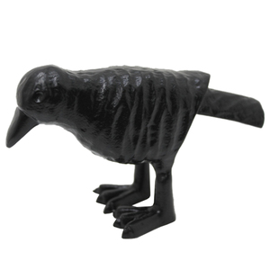 อีกาอะลูมิเนียมตกแต่งฮาโลวีนสีดำด้านสำหรับตกแต่งบ้านงานแฮนด์เมดออกแบบได้เอง - Product Image 5