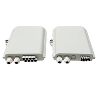 IP65 FTTH PLC 분배기 ODP ODB NAP FDB 1X8 cajas 피브라 박스 8 코어 광섬유 분배 박스