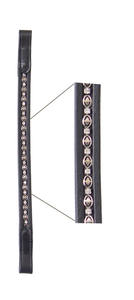 Banda de cejas de cuero suave con brida occidental más vendida con cristales de 5 filas para montar a caballo Vendedor superior Categoría de Productos Ecuestres - Product Image 2