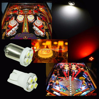 4SMD T10 3528 # Ampoule LED 555 rose (violet) 6V 5W CE ROHS en bakélite à courant régulé pour machine de flipper AC/DC PA