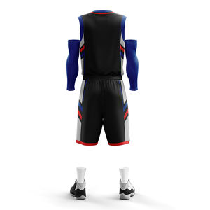 Uniformes de Baloncesto sin Mangas de Talla Grande, Transpirables, Diseño OEM Personalizado de Alta Calidad, Venta al Por Mayor con Logotipo, 100% Poliéster, Pakistán - Product Image 4