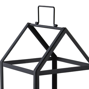 Modern Classic Design Handmade <b>Candle</b> Hanging <b>Lantern</b> New <b>Black</b> Metal Tea Light Holder for Home Decor Luxury Christmas Occasion - Product Image 2