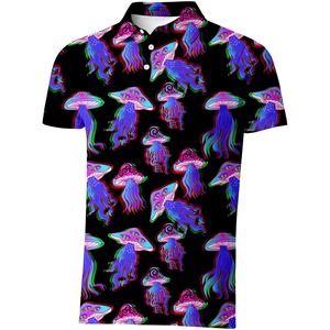 Polo de golf personnalisable pour homme Nouveau style de tricot évacuant l'humidité Impression par sublimation Conception personnalisée - Product Image 1