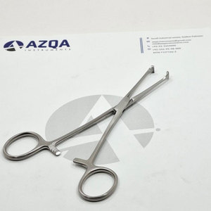 Pinces à tissus Allis en acier inoxydable, pince chirurgicale à préhension avec poignée de verrouillage - Product Image 3