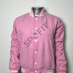 Confortable femmes université veste élégant décontracté hiver laine vêtements d'extérieur à la mode à la mode Streetwear - Product Image 2