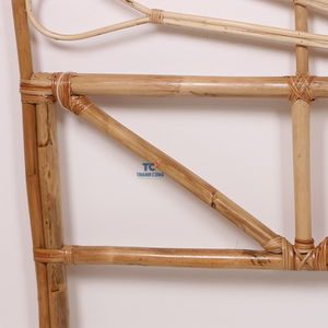 Meubles de chambre à coucher en rotin moderne fabrication du Vietnam tête de lit à cadre ouvert naturel pour hôtel chez l'habitant - Product Image 4