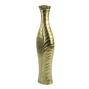 Venta al por mayor de acero inoxidable decoración de la boda soporte de flores de oro moderno de la boda centros de mesa florero - Product Image 4