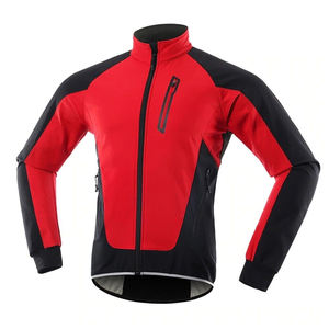 2023 usine personnalisé hommes à manches longues fermeture éclair polaire veste décontracté hiver toile tissu support pour vtt VTT équitation - Product Image 1